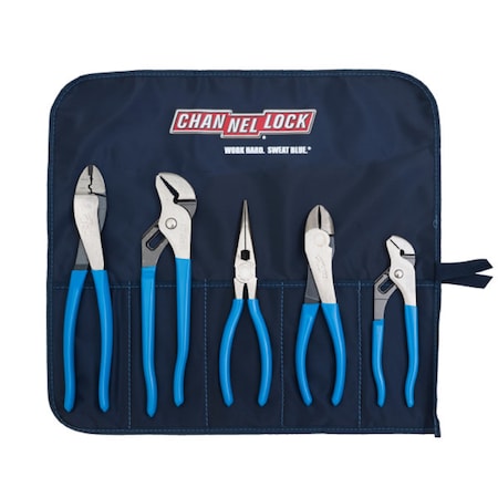 Channellock TOOL ROLL-2 5pc Technicians Plier Set TOOL ROLL-2